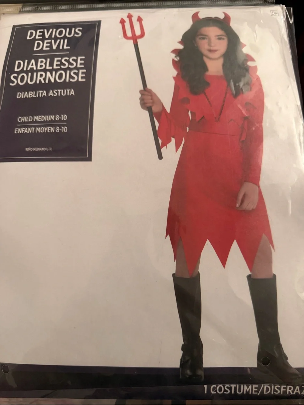 Devious Devil Girls Halloween Costume – Size 8/10